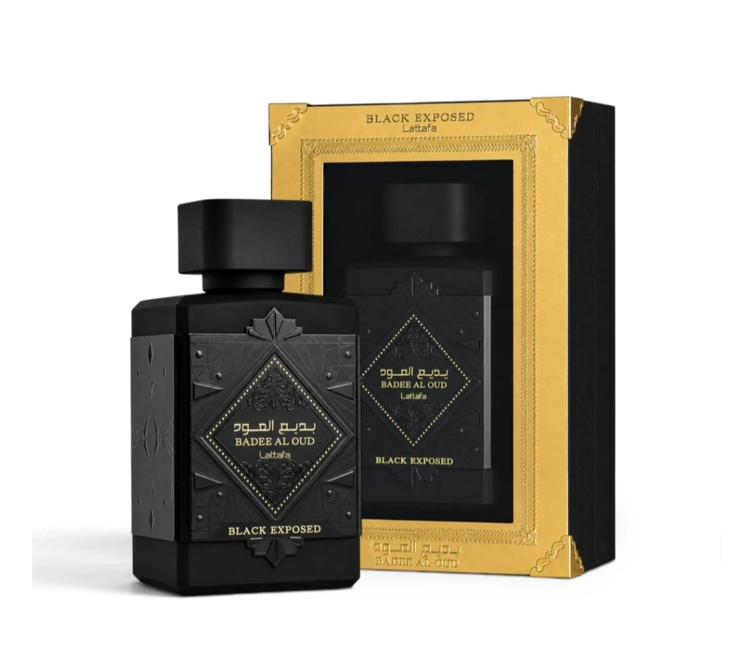 Badee Al Oud Black Exposed 100ml Eau de Parfum de Lattafa - Imagen 2
