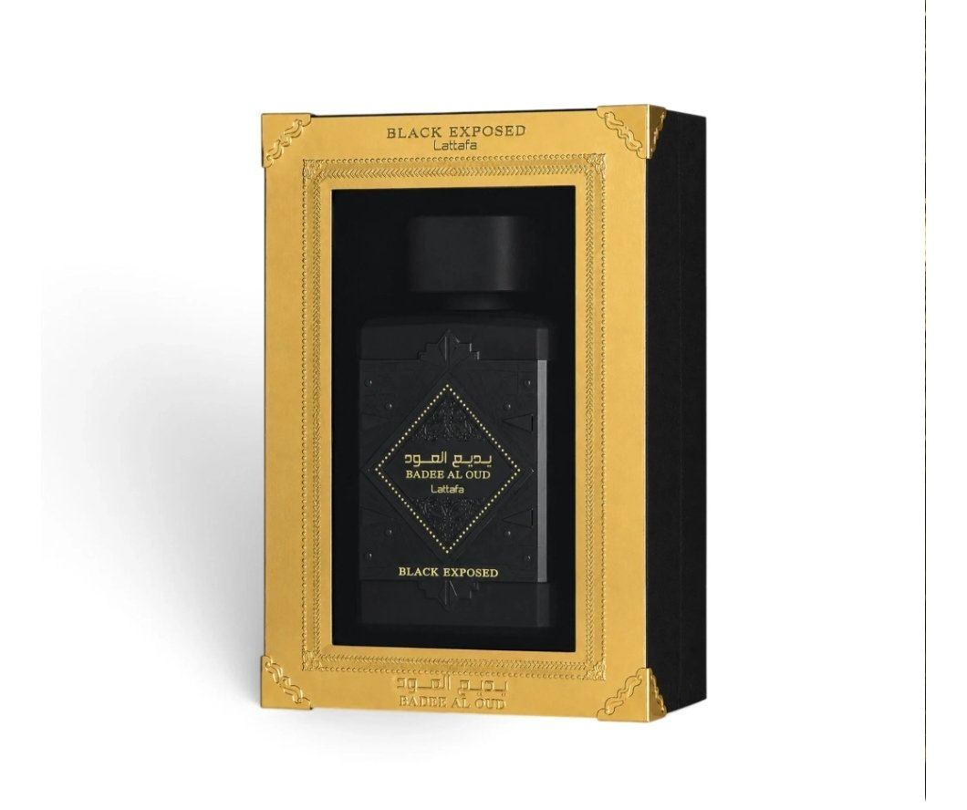 Badee Al Oud Black Exposed 100ml Eau de Parfum de Lattafa - Imagen 3